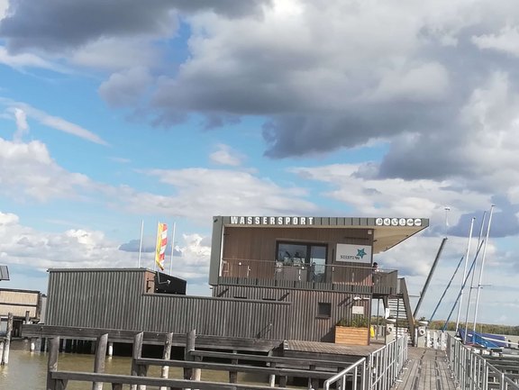 Anblick des Restaurants von außen